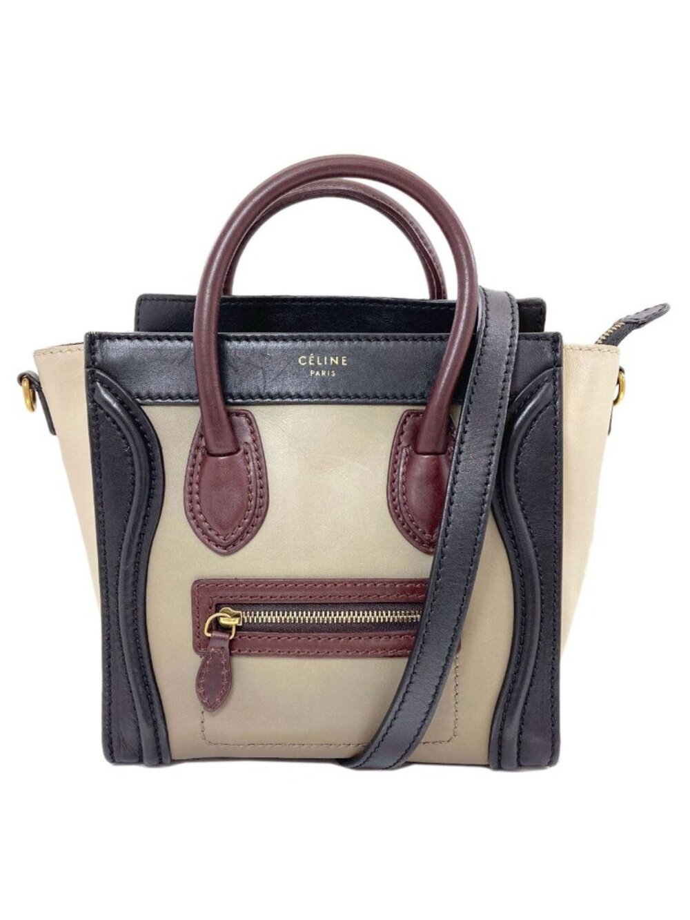 Celine Luggage Nano 2-Way Handbag Calf